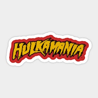 Hulk Hogan Hulkamania Logo Sticker